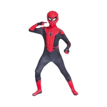 Imagem de Fantasia De Super-Herói Aranha Para Crianças, Macacão De Spandex Para 