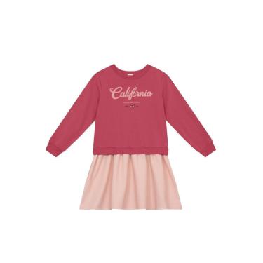 Imagem de Vestido infantil menina em moletinho Brandili-Feminino