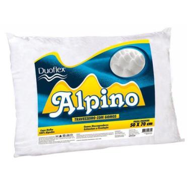 Imagem de Travesseiro Duoflex Clássico Alpino 50x70 - Gomos Massageadores