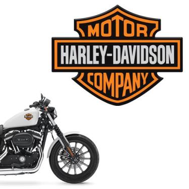 Imagem de Adesivo Resinado Logo Harley Davidson Moto Carro Notebook - SPORTINOX