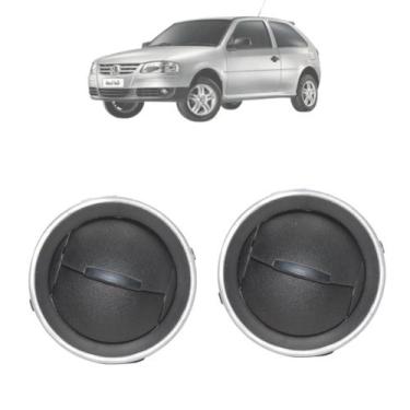 Imagem de 2 Difusor Saída Ar Gol Voyage Saveiro G4 G5 G6 2006 Até 2016 - Nat, Pr