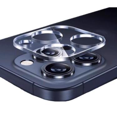 Imagem de Pelicula Câmera 3D Lente Traseira Compatível Com iphone 11 12 13 14 15
