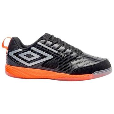Imagem de Tênis Umbro Futsal Pro 5 Bump Masculino, Preto, Prata, 37