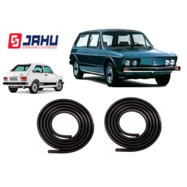 Imagem de PAR Guarnição Borracha Porta 3660mm Fiat147 (1153) - JAHU