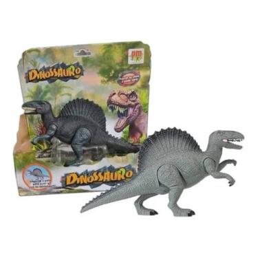 Imagem de Boneco Dinossauro com Som e luz Brinquedos Feras Selvagens - DM Toys, 