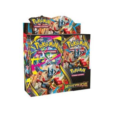 Imagem de Cartas Pokémon Booster Mega Evolução com 216 Cards Copag