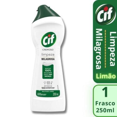 Imagem de CIF Cremoso Saponáceo Limpeza Milagrosa Limão 250 ml