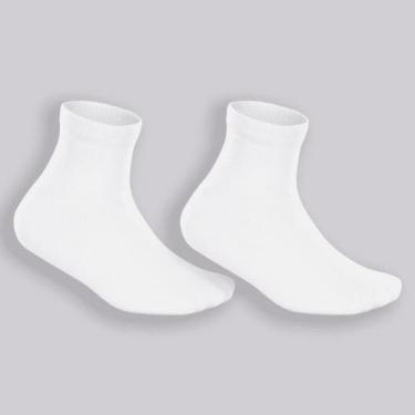 Imagem de Meia Lupo Cano Médio Punho Soft Baby 2005-088 C/2, Branco, Branco, 16-