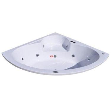 Imagem de Banheira Hidromassagem Astra Copacabana Gran Luxo 143CMX189CMX43CM - 0