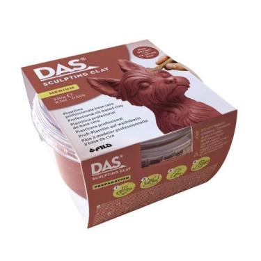 Imagem de Massa Modelar Sculpting Oil Clay Medium 230g Das Terracota, Terracota,