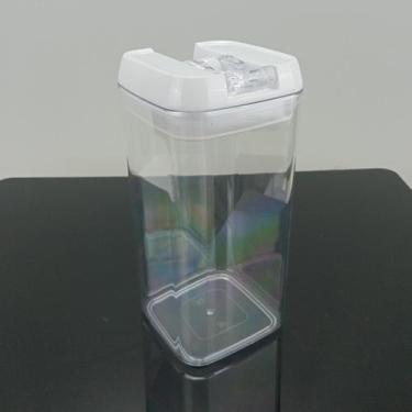 Imagem de Pote Hermético Pratik Home&Co 21x10x10cm Plástico Transparente 1,3L pa