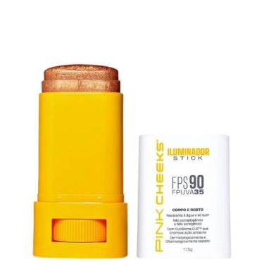 Imagem de Iluminador Multifuncional FPS 90 Pink Cheeks Gold 17,5g