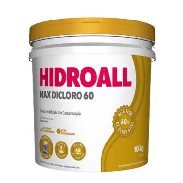 Imagem de Cloro Balde 10kg Hidroall Hiperclor 60 Granulado Estabilizado