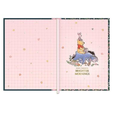 Imagem de Agenda Tilibra Sweeter Miolo Costurado 176 Folhas Decoradas Elástico para Fechamento Capa Dura Pooh