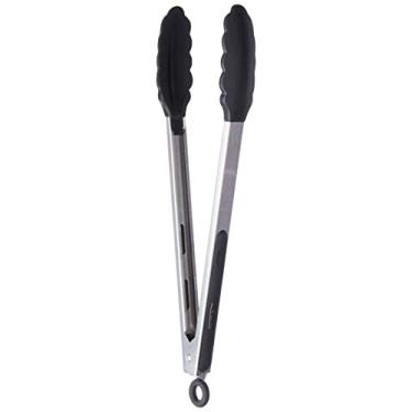 Imagem de Pegador Inox Com Ponta Em Silicone 30cm Weck Preto