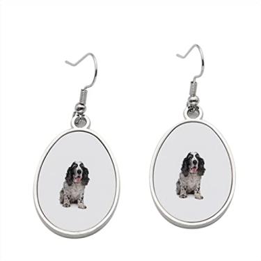 Imagem de Brinco Cocker Spaniel Inglês - Brincos com pingente para meninas - Presente de festa de aniversário dos namorados