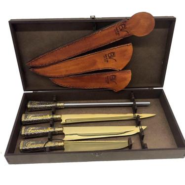 Imagem de Kit Farroupilha Golden Premium 1835 Aço Cirúrgico