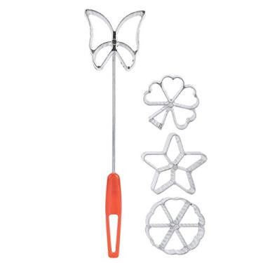 Imagem de 4 peças molde de pastelaria molde de bolo máquina de sobremesa conjunto modelo waffle acessórios de cozimento impressão de bolo máquina de pastelaria molde de sobremesa molde de cozinha impressão de bolo molde de pastelaria