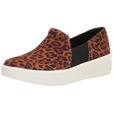 Imagem de Clarks Tênis feminino Layton Band, Estampa de leopardo caramelo escuro, 41