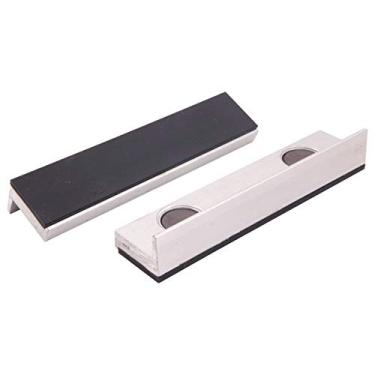 Imagem de HHIP 3900-2279 Aluminum Soft Rubber-Face Vise Jaw with Magnet, 8" Width x 1-1/8" Height