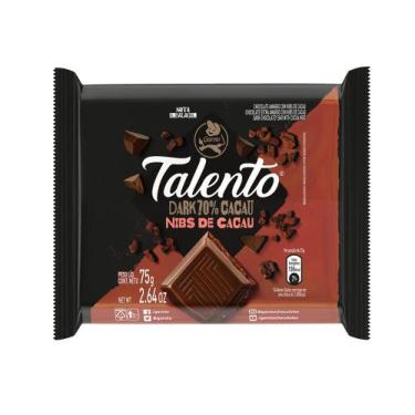Imagem de Chocolate Garoto Talento Dark Nibs De Cacau 75G