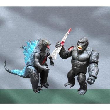 Imagem de Bonecos Articulados King Kong Vs Godzilla Rei Dos Monstros - Toys