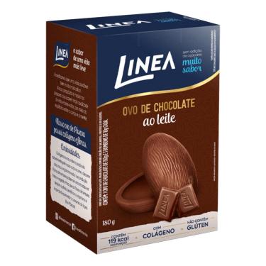 Imagem de Ovo de Páscoa Chocolate Ao Leite Zero Açúcar 180g - Linea