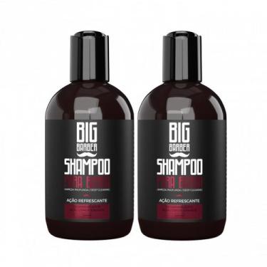 Imagem de Shampoo Para Barba Big Barber 250ml Caixa Com 2 Unidades