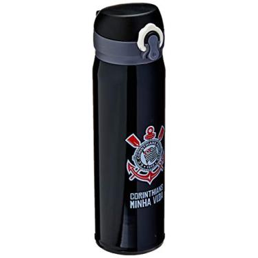Imagem de Garrafa Termica 420ml - Corinthians Corinthians Preto