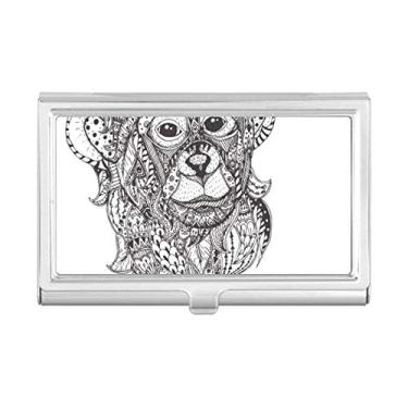 Imagem de Porta-cartões de visita de macaco com imagem de boca grande