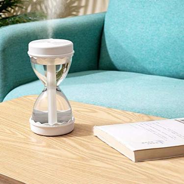 Imagem de Umidificador de ampulheta, umidificador USB para carro, atomizador silencioso para escritório, umidificador de ar com luz noturna