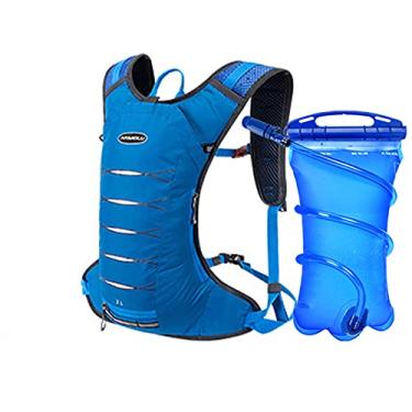 Imagem de Mochila 3L Ciclismo Hidratação Mochila Impermeável para Acampamento ao Ar Livre Caminhada Mochila Mochila Ciclismo com Bolsa de Água TPU 3L