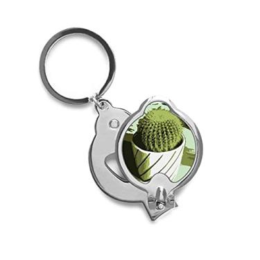 Imagem de Cortador de unhas de cacto mexicano com flor forte, tesoura de aço inoxidável