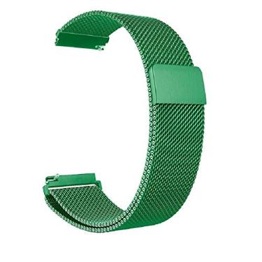Imagem de Pulseira magnética de AÇO compatível com Amaz fit Bip - Verde