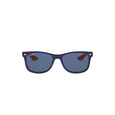 Imagem de Óculos de Sol Ray Ban Junior Wayfarer Rj9052s 178/80/48 Azul/laranja