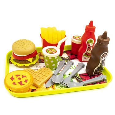 Imagem de Lanchonete de brinquedo: Conjunto completo com 12 peças para brincar!