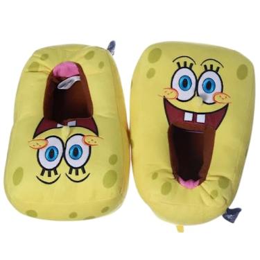 Imagem de Pantufa Bob Esponja 3d solado de borracha pelucia licenciado