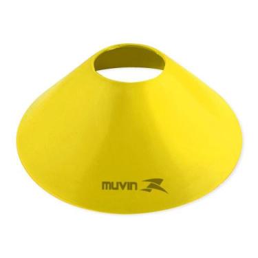 Imagem de Half Cone De Marcação De Plástico - Amarelo - Muvin