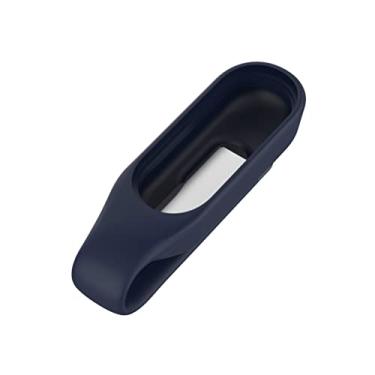 Imagem de Capa protetora esportiva de silicone macio compatível com Xiaomi Band 7, gancho de clipe, fivelas de substituição Smartband, plástico