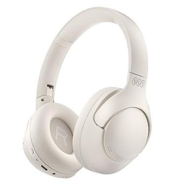 Imagem de Fone de Ouvido Bluetooth QCY H3 ANC, Cancelamento de Ruído Ativo Headphone Bluetooth 5.4 Headset com Microfone, Certificação Hi-Res Audio, Conexão Multipontos, 60 horas reprodução (Branco)