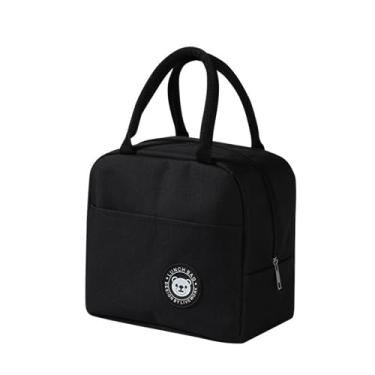 Imagem de Bolsa Térmica Para Marmita ou Lancheira Com Capacidade De Até 6 Litros Fitness Viajens Cor Preto