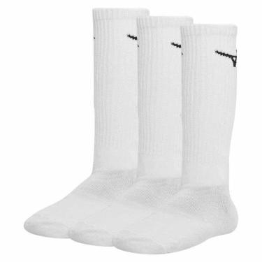 Imagem de Kit Meia Cano Alto M branco - Mizuno