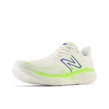 Imagem de New Balance Fresh Foam X 1080 V12 Tênis de corrida masculino, Sal marinho/índigo elétrico, 10