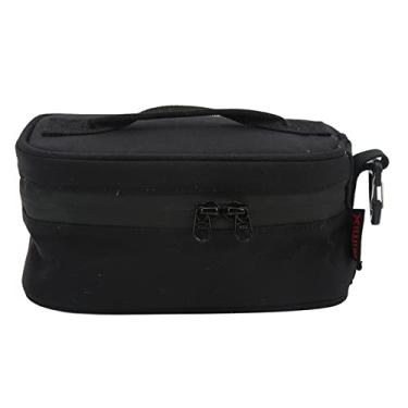 Imagem de Lancheira isolada, lancheira para homens lancheira isolada camada de isolamento embutida bolsa de piquenique ao ar livre sacola de piquenique lancheira para acampamento e viagens (preto)