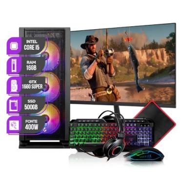 Pc Gamer Completo 3green Fps Intel Core I5 16gb Ram Geforce Gtx 4gb Ssd  256gb Monitor 20 75hz Fonte 500w 3gf-027