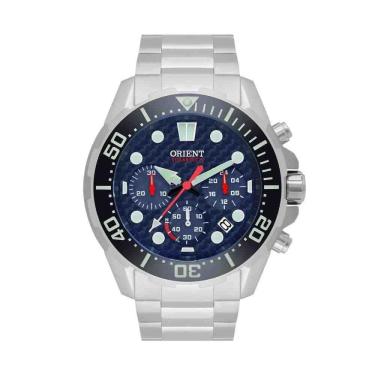 Imagem de Relógio Orient Diver Solar Prata Masculino MBSSC260 D1SXA