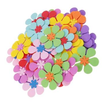 Imagem de ERINGOGO 240 Peças Ornamentos De Flores Embelezadas Álbum De Recortes Faça Você Mesmo Flores Decorativas Artes e Ofícios Infantis Decorações De Casamento 3d Flor Decorativa Vários Espuma