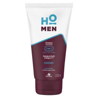 Imagem de Shampoo Multifuncional Ho Men 3 Em 1 Comfort 200ml - Davene
