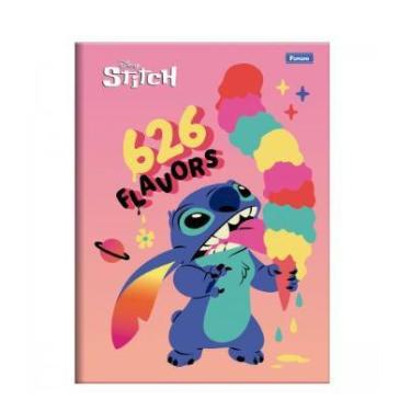 Imagem de Caderno Brochura Stitch 80 Folhas Disney Foroni