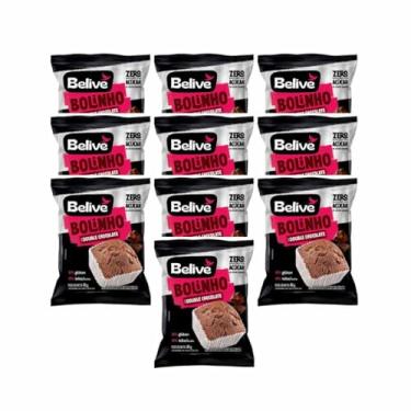 Imagem de Bolinho Belive Be Free Double Chocolate Sem Glúten, Açúcar E Lactose Contendo 10 Unidades De 40g Cada